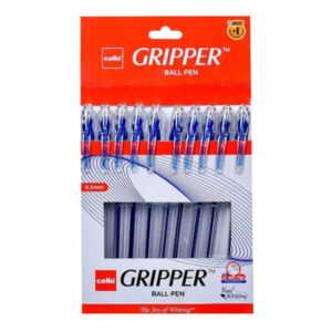 Cello Gripper Blue Ball Pen 10 Pens Pack